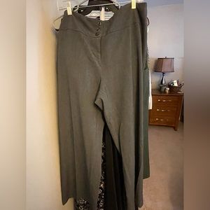 Style and Co grey flat front pants, size 14s